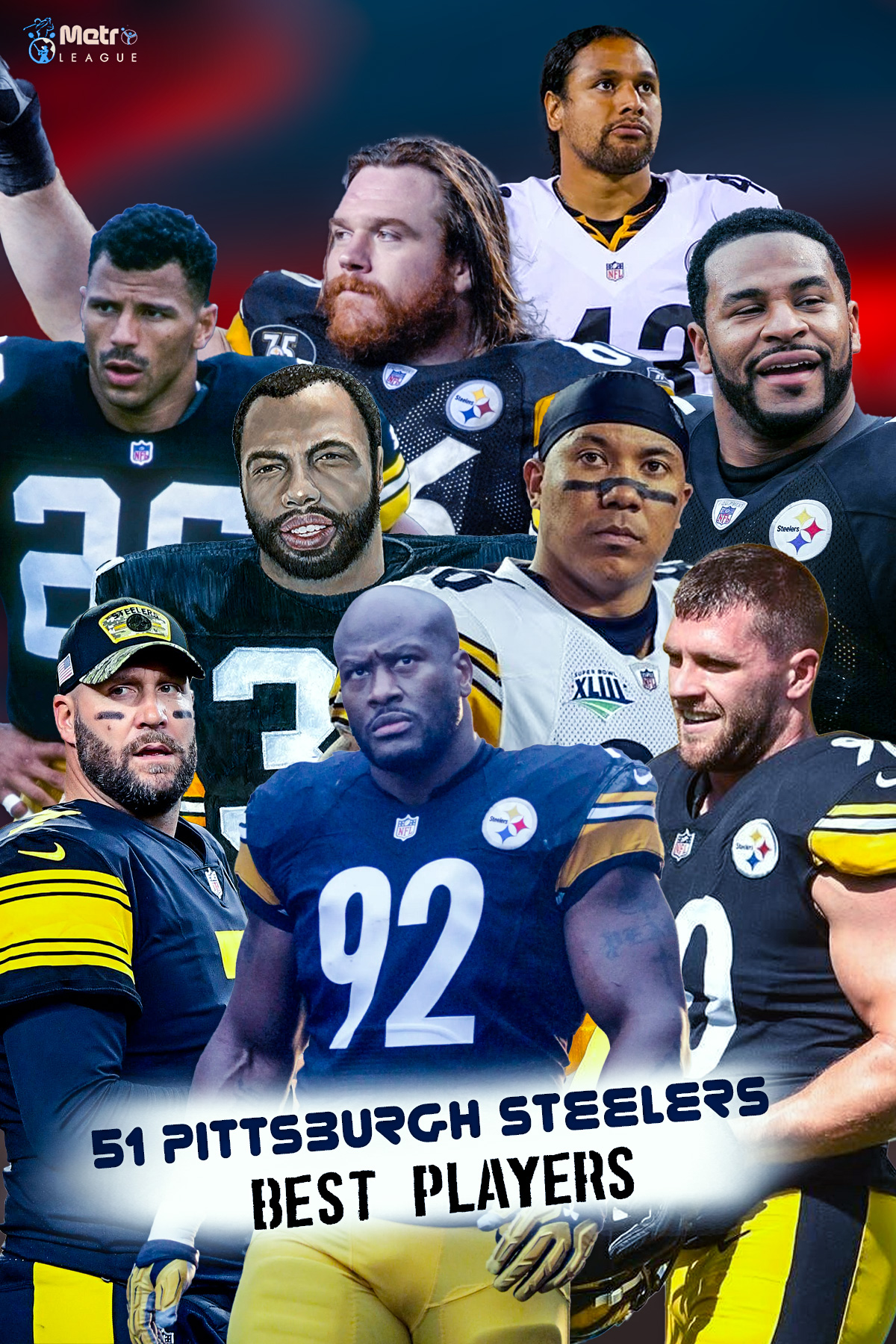 51 Pittsburgh Steelers Best Players of All Time Metro League