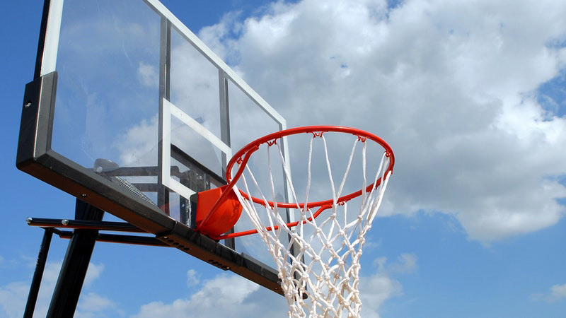 basketball hoops crooked