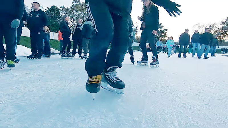 ice skating cuts