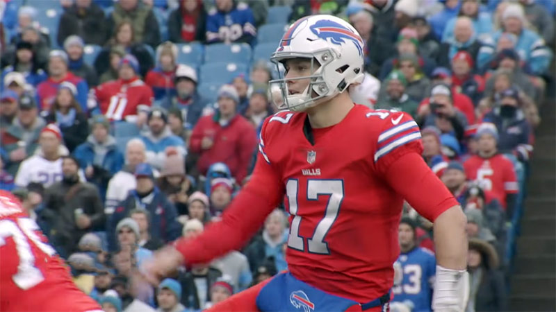 Buffalo Bills PR on X: #Shoutout: Josh Allen is one of only four players  in NFL history to record 4,000+ passing yards and 40+ total touchdowns in  consecutive seasons, joining Drew Brees (