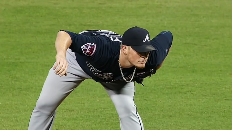 Craig Kimbrel Slow Motion ARM ACTION Pitching 10000fps Mechanics Atlanta  Braves MLB 