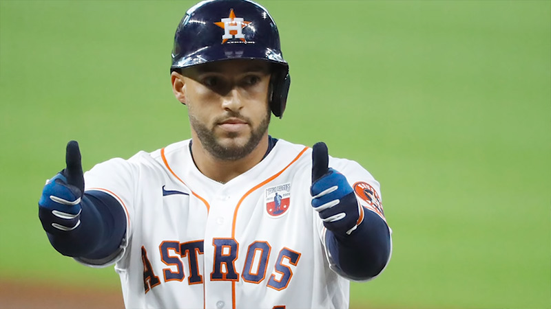 George Springer and Fiancee discuss wedding 