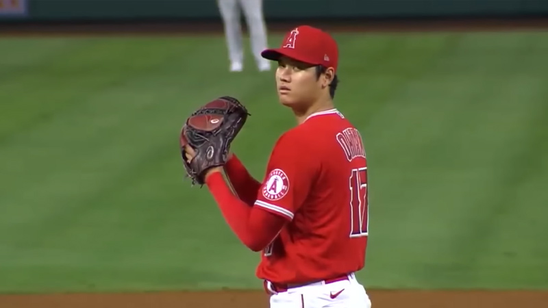 What Pros Wear: Shohei Ohtani's Bat, Batting Gloves, Cleats, Protective:  All Asics - What Pros Wear