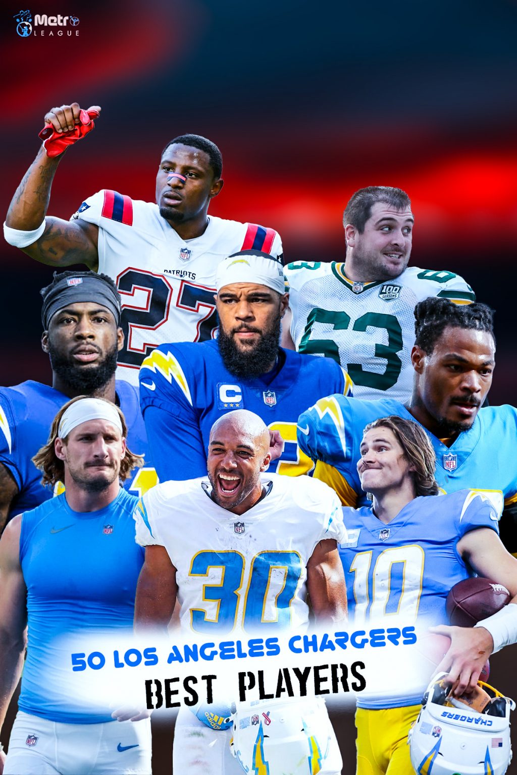 50 Los Angeles Chargers Best Players of All Time Metro League