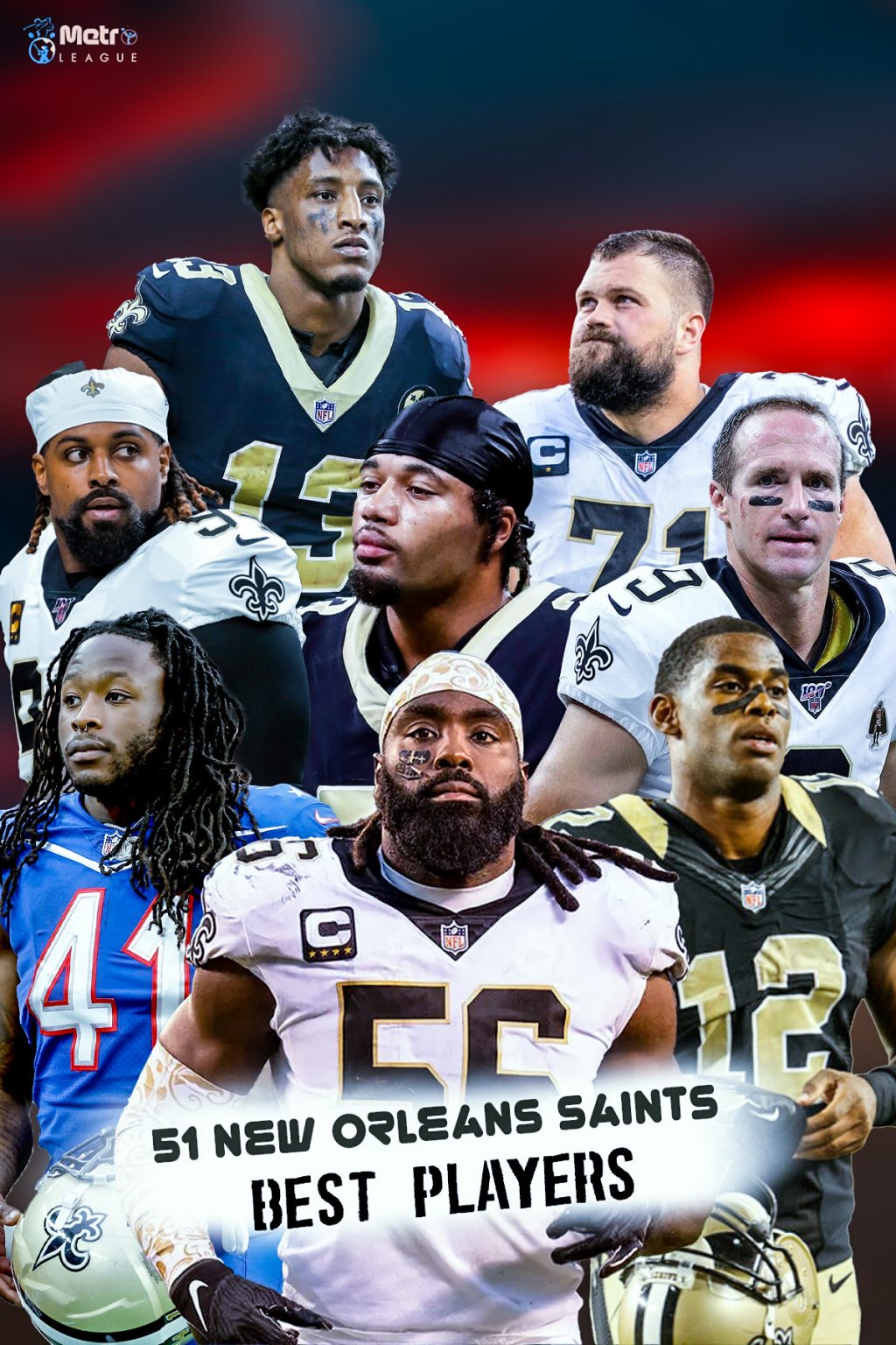 51 New Orleans Saints Best Players of All Time Metro League