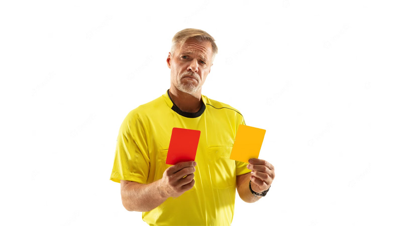 Referee Cards (Red and Yellow Cards)