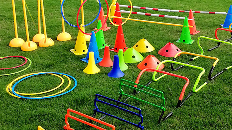 Soccer Training Equipment (Agility Ladder, Cones, Hurdles)